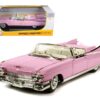 1959 Cadillac Eldorado Biarritz Convertible Pink 1/18 Diecast Model Car by Maisto