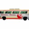 Dina 323 G2 Olimpico Coach Bus “Transportes Tamaulipas: Reynosa” Cream and Silver with Red Stripes “The Bus & Motorcoach Collection” 1/43 Diecast Model by Iconic Replicas