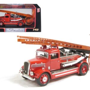 1938 Dennis Light Four Fire Engine Red 1/43 Diecast Model by Road Signature