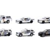 “Hot Pursuit” Special Edition “FBI Police (Federal Bureau of Investigation Police)” Set of 6 Police Cars 1/64 Diecast Model Cars by Greenlight