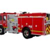 KME Predator Fire Engine #172 “Los Angeles County Fire Department” Red “5 Alarm” Series Limited Edition to 750 pieces Worldwide 1/64 Diecast Model by Iconic Replicas