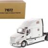 Peterbilt 579 UltraLoft Truck Tractor White “Transport Series” 1/50 Diecast Model by Diecast Masters