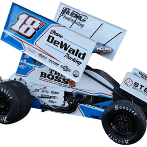 Winged Sprint Car #18T Tanner Holmes “Shane Dewald Trucking – The Boss” Tanner Holmes Racing “World of Outlaws” (2024) 1/18 Diecast Model Car by ACME