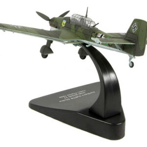 Junkers Ju 87B “Stuka Stab” Dive Bomber Plane III/StG 77 Caen France (1940) “Oxford Aviation” Series 1/72 Diecast Model Airplane by Oxford Diecast