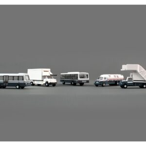 Airport Service Vehicles Set of 5 pieces “Gemini 200” Series Diecast Models by GeminiJets