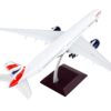 Airbus A350-1000 Commercial Aircraft with Flaps Down “British Airways” White with Striped Tail “Gemini 200” Series 1/200 Diecast Model Airplane by GeminiJets