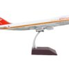 Boeing 747-200 Commercial Aircraft “Qantas Airways Australia” White with Orange Stripes and Red Tail “Gemini 200” Series 1/200 Diecast Model Airplane by GeminiJets