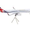 Airbus A321neo Commercial Aircraft “British Royal Air Force” White with United Kingdom Flag Graphics “Gemini 200” Series 1/200 Diecast Model Airplane by GeminiJets