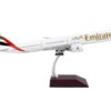 Boeing 777-300ER Commercial Aircraft “Emirates Airlines” White with Striped Tail “Gemini 200” Series 1/200 Diecast Model Airplane by GeminiJets