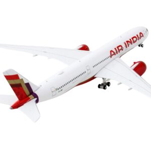 Airbus A350-900 Commercial Aircraft “Air India” (VT-JRH) White with Tail Graphics 1/400 Diecast Model Airplane by GeminiJets