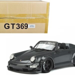 RWB Body Kit Convertible Grigio Telesto Gray “Chop Shop” 1/18 Model Car by GT Spirit