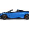 2021 McLaren 765 LT Spider Blue Metallic 1/18 Model Car by GT Spirit