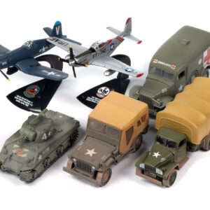 “Korea: The Forgotten War” Military Set B of 6 pieces 2023 Release 1 Limited Edition to 2000 pieces Worldwide Diecast Models by Johnny Lightning