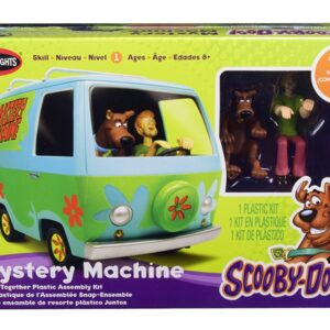 Skill 1 Snap Model Kit The Mystery Machine with Two Figurines (Scooby-Doo and Shaggy) 1/25 Scale Model by Polar Lights