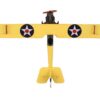 Curtiss JN4 “Jenny” Biplane Aircraft “US Air Mail Service” United States Army 1/100 Diecast Model Airplane by Postage Stamp