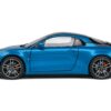 2023 Alpine A110S Pack Aero Bleu Alpine Blue Metallic with Black Top 1/18 Diecast Model Car by Solido