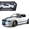 2011 Ford Shelby Mustang GT350 White 1/18 Diecast Model Car by Shelby Collectibles