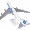 Boeing 747-100 Commercial Aircraft with Landing Gear “Pan American (Pan Am) Airways” (N8642E) White (Snap-Fit) 1/200 Plastic Model by Skymarks