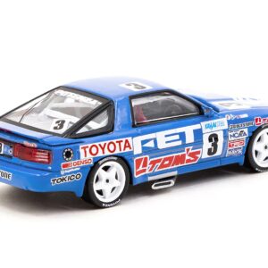 Toyota Supra Turbo (MA70) RHD (Right Hand Drive) #3 Geoff Lees “Macau Guia Race” (1989) Special Edition “Hobby64” Series 1/64 Diecast Model Car by Tarmac Works