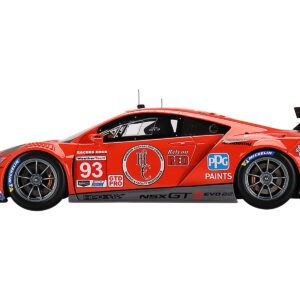 Acura NSX GT3 EVO22 #93 Ashton Harrison – Kyle Marcelli – Tom Long “WTR Racers Edge Motorsports” 12 Hours of Sebring (2022) 1/18 Model Car by Top Speed