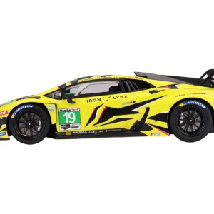 Lamborghini Huracan GT3 EVO2 #19 Raffaele Giammaria – Rolf Ineichen – Franck Perera – Claudio Schiavoni “Iron Lynx” IMSA GTD “24 Hours of Daytona” (2023) 1/18 Model Car by Top Speed