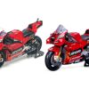 Ducati Desmosedici GP #43 Jack Miller and #63 Francesco Bagnaia “Ducati Lenovo Team” Team Champions “MotoGP World Championship” (2022) Set of 2 Motorcycles 1/18 Diecast Models by Maisto