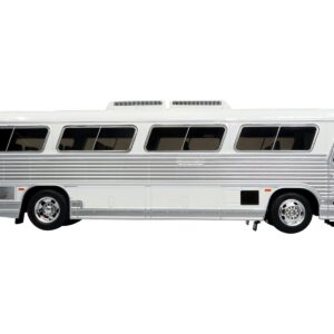 1980 Dina 323-G2 “Olimpico” Coach Bus White and Silver “The Bus & Motorcoach Collection” 1/43 Diecast Model by Iconic Replicas