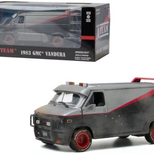 1983 GMC Vandura Van Weathered Version with Bullet Holes “The A-Team” (1983-1987) TV Series 1/24 Diecast Model by Greenlight