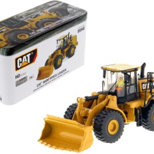 CAT Caterpillar 966M Wheel Loader with Operator “High Line” Series 1/87 (HO) Scale Diecast Model by Diecast Masters