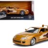 Slap Jack’s Toyota Supra Gold “Fast & Furious” Movie 1/24 Diecast Model Car by Jada