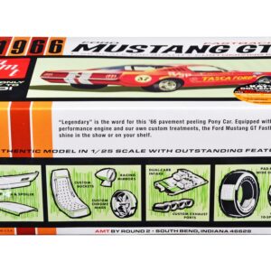 Skill 2 Model Kit 1966 Ford Mustang GT Fastback 1/25 Scale Model by AMT