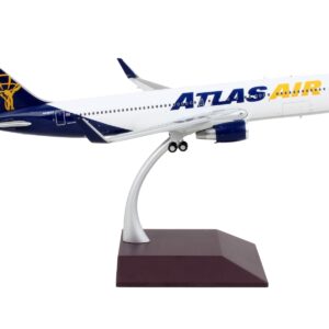 Boeing 767-300ER Commercial Aircraft “Atlas Air” White with Blue Tail “Gemini 200” Series 1/200 Diecast Model Airplane by GeminiJets