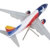 Boeing 737-700 Commercial Aircraft with Flaps Down “Southwest Airlines – Lone Star One” Texas Flag Livery “Gemini 200” Series 1/200 Diecast Model Airplane by GeminiJets