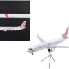 Boeing 737 MAX 8 Commercial Aircraft “Virgin Australia” (VH-8IA) White with Red Tail Graphics “Gemini 200” Series 1/200 Diecast Model Airplane by GeminiJets