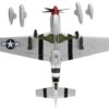 North American P-51D Mustang Fighter Aircraft “335th Fighter Squadron 4th Fighter Group Captain Ted Lines” United States Army Air Force “Air Power Series” 1/48 Diecast Model by Hobby Master