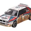 Lancia Delta HF Integrale Evoluzione “Martini Racing – 1992 Rally MonteCarlo” 4 Piece Set 1/64 Diecast Models by Mini GT