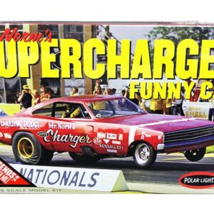 Skill 2 Model Kit 1969 Dodge Charger Funny Car “Mr. Norm’s Supercharger” “Legends of the Quarter Mile” 1/25 Scale Model by Polar Lights