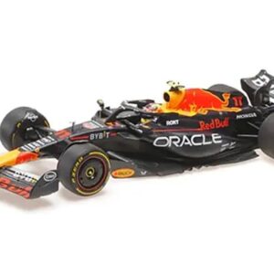 Red Bull Racing RB19 #11 Sergio Perez “Oracle” 2nd Place F1 Formula One “Italian GP” (2023) with Driver Limited Edition to 108 pieces Worldwide 1/18 Diecast Model Car by Minichamps