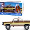 1982 GMC K-2500 Sierra Grande Pickup Truck Brown with Gold Sides “Fall Guy Stuntman Association” “The Fall Guy” (1981-1986) TV Series 1/18 Diecast Model Car by Greenlight