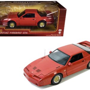 1988 Pontiac Firebird Trans Am GTA Flame Red 1/18 Diecast Model Car by Greenlight