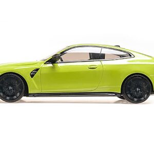 2020 BMW M4 Yellow with Carbon Top Limited Edition to 750 pieces Worldwide 1/18 Diecast Model Car by Minichamps