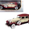 1930 Packard LeBaron Cream and Red 1/18 Diecast Model Car by Signature Models