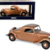 1939 Citroen Traction Avant 11B Coupe Brown Metallic 1/18 Diecast Model Car by Norev