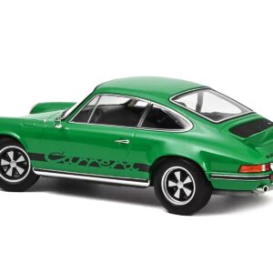 1973 Porsche 911 RS Touring Green with Black Stripes 1/18 Diecast Model Car by Norev