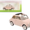 1968 Fiat 500L Pink with Special BIRTH Packaging “My First Collectible Car” 1/18 Diecast Model Car by Norev