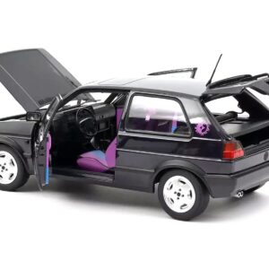 1991 Volkswagen Golf GTI “Fire and Ice” Dark Purple Metallic 1/18 Diecast Model Car by Norev