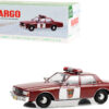 1987 Chevrolet Caprice Burgundy with Burgundy Interior “Minnesota State Trooper” “Fargo” (1996) Movie “Artisan Collection” 1/18 Diecast Model Car by Greenlight