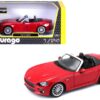 Fiat 124 Spider Coupe Red 1/24 Diecast Model Car by Bburago