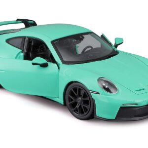 Porsche 911 GT3 Light Green 1/24 Diecast Model Car by Bburago