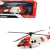 Sikorsky HH-60J Jayhawk Helicopter Red and White “United States Coast Guard” “Sky Pilot” Series 1/60 Diecast Model by New Ray